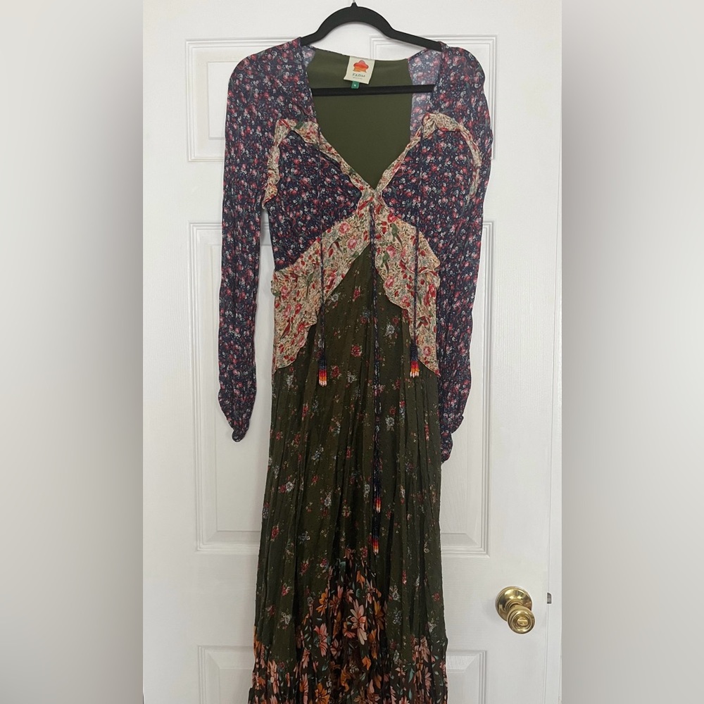 FARM RIO floral maxi dress